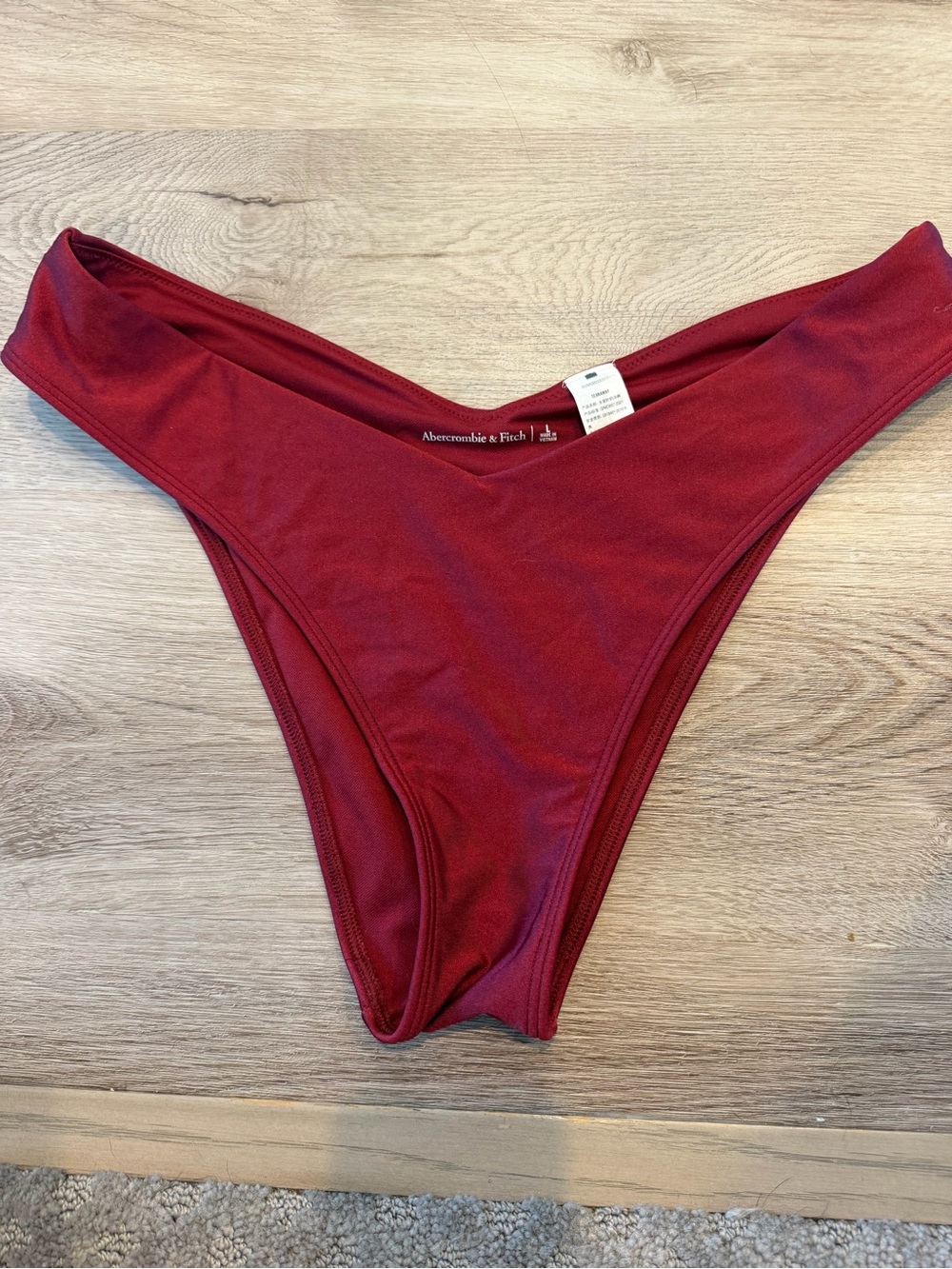 Abercrombie & Fitch Deep Red Bikini Bottom